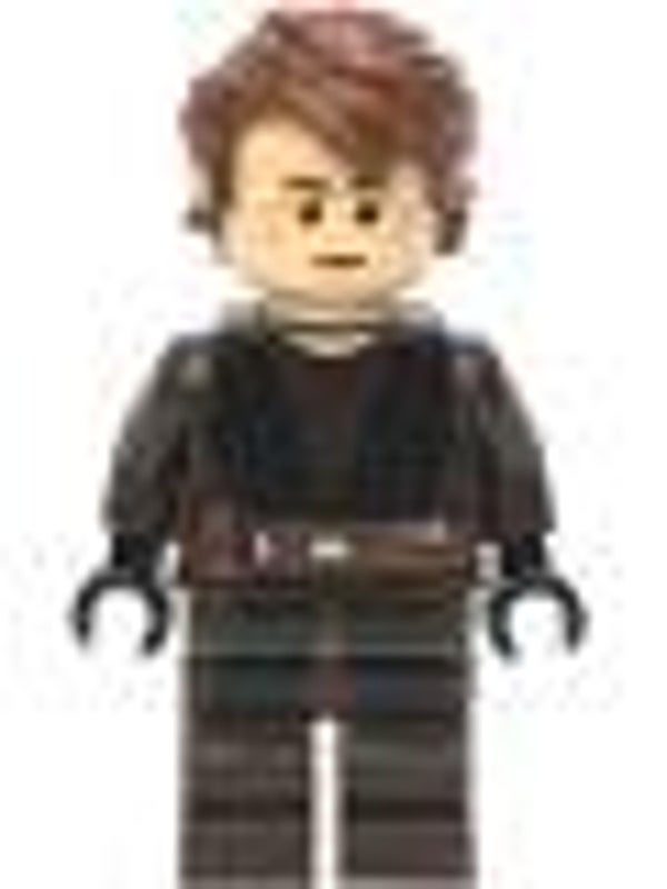 Lego Star Wars Minifigur Anakin Skywalker - Dark Brown and Black Robe, Black Hands