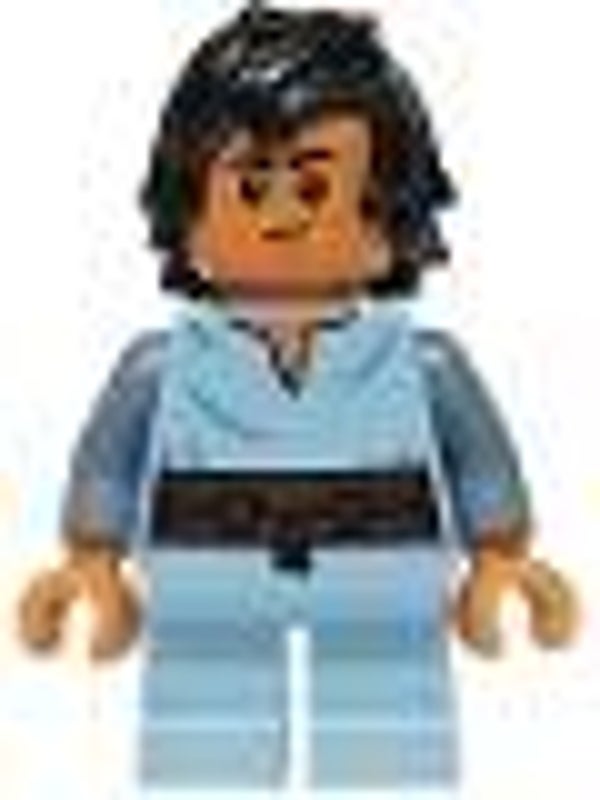 Lego Star Wars Minifigur Boba Fett, Young - Bright Light Blue Shirt