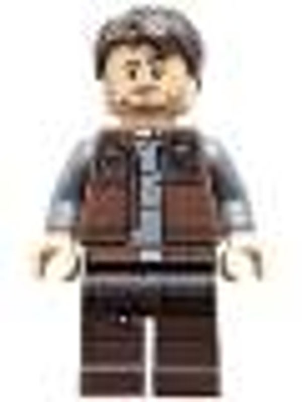 Lego Star Wars Minifigur Cassian Andor - Reddish Brown Vest