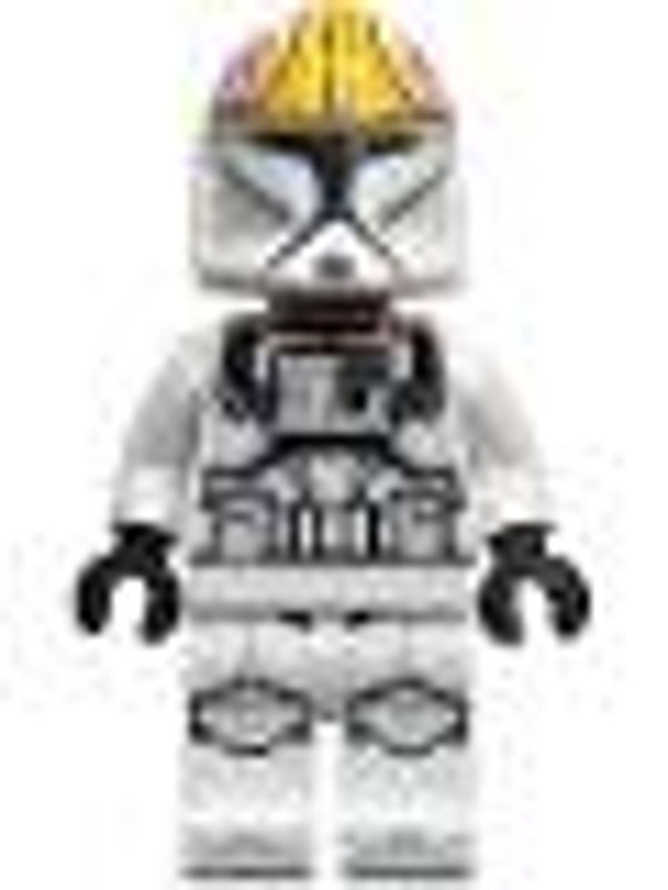 Lego Star Wars Minifigur Clone Trooper Pilot (Phase 1) - Yellow Markings, Nougat Head