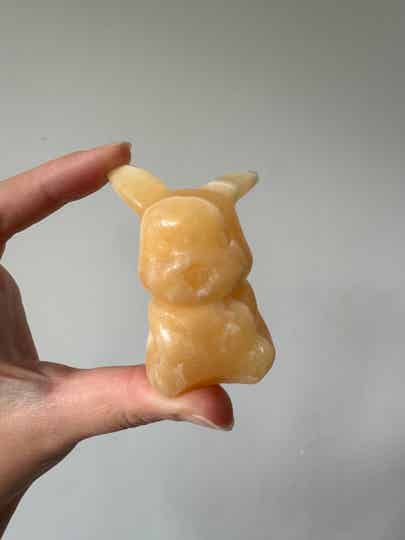 Orange Calcite Pikachiu | Medium
