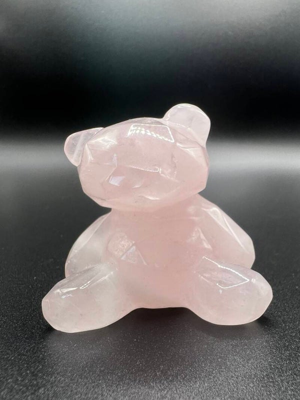 Rose Quartz Bear