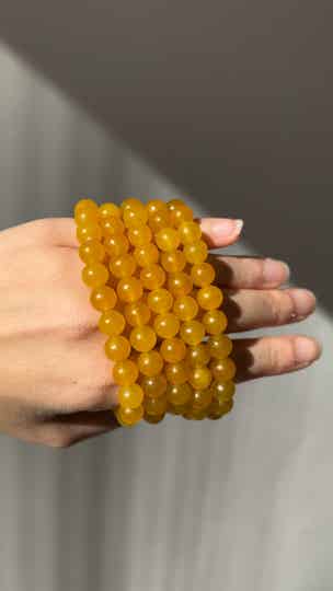 Orange Calcite Bracelet