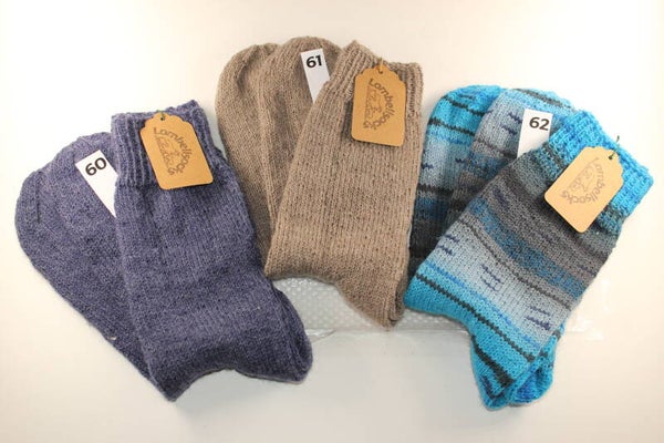 Bunte und Uni Socken Grösse 43