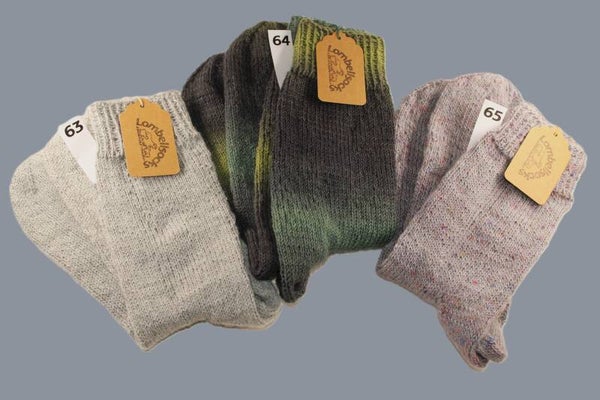 Bunte und Uni Socken Grösse 43