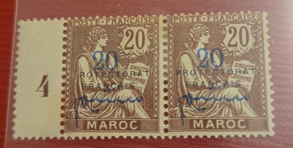 timbre du Maroc - protectorat français