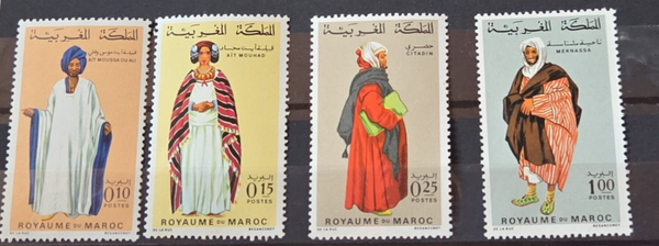 timbre du Maroc- costumes