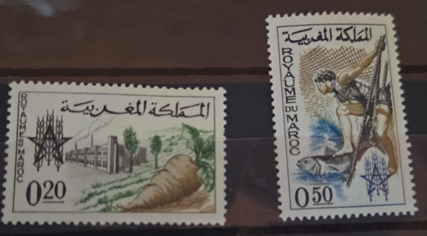 timbre du Maroc- campagne mondiale contre la faim