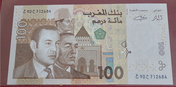 100 Dirhams Maroc 2002
