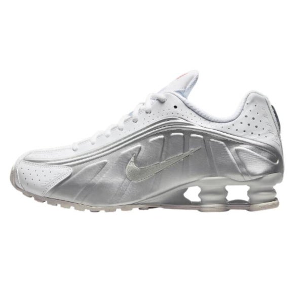Nike Shox R4 White Metallic Silver (HQ1988-101)