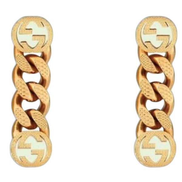 Gucci Marmont Earrings Gold Metal
