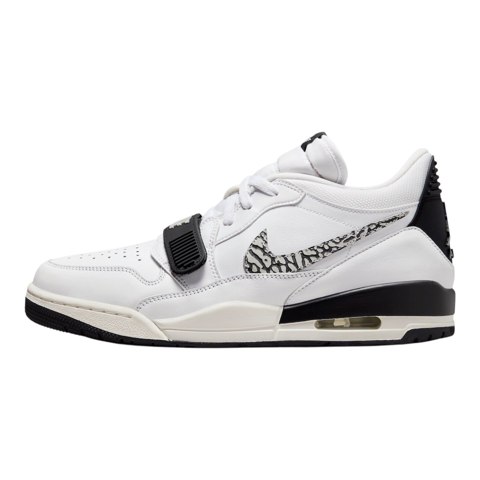 Jordan Legacy 312 Low White Black Elephant Swoosh (CD7069-110)