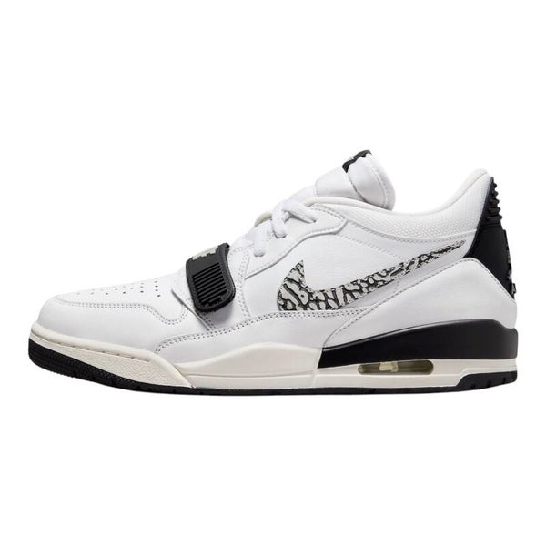 Jordan Legacy 312 Low White Black Elephant Swoosh (CD7069-110)