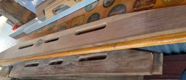 4' x 5/4" x 6" Redwood Straightedges