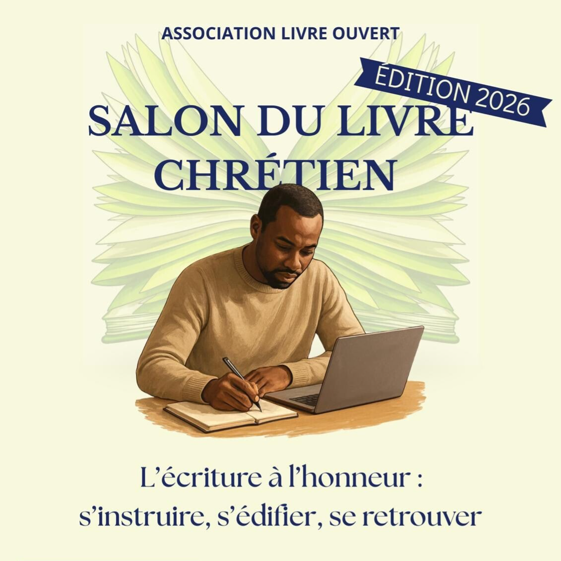 Affiche salon du livre chrétien édition 2026