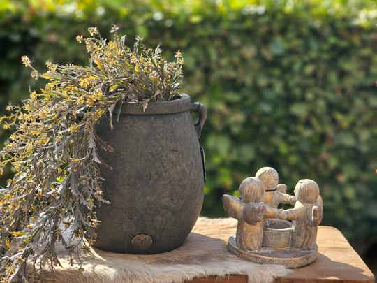 Planter with Two Ears Majestc Brown M
