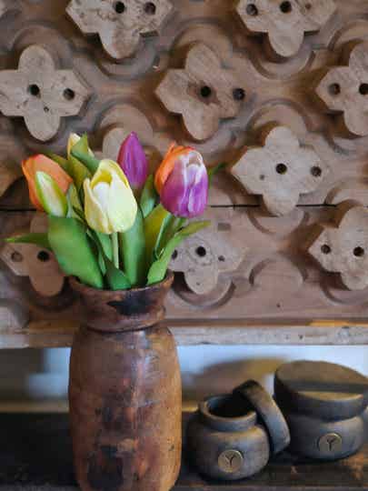 Bosje tulpen middel gemengd