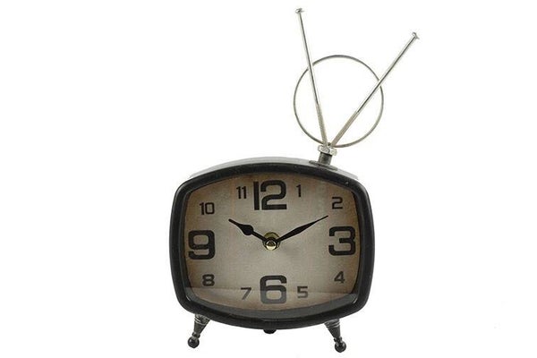 Tafelklok televisie Jenkins grey