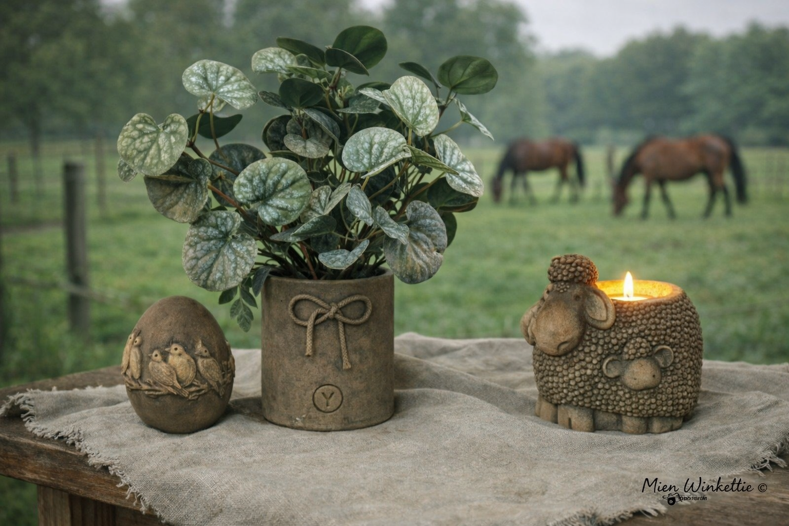 Tealightcup Sheep Majestic Brown