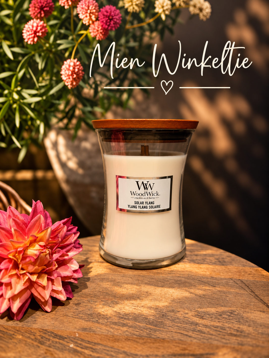 WoodWick - Solar Ylang Medium Geurkaars