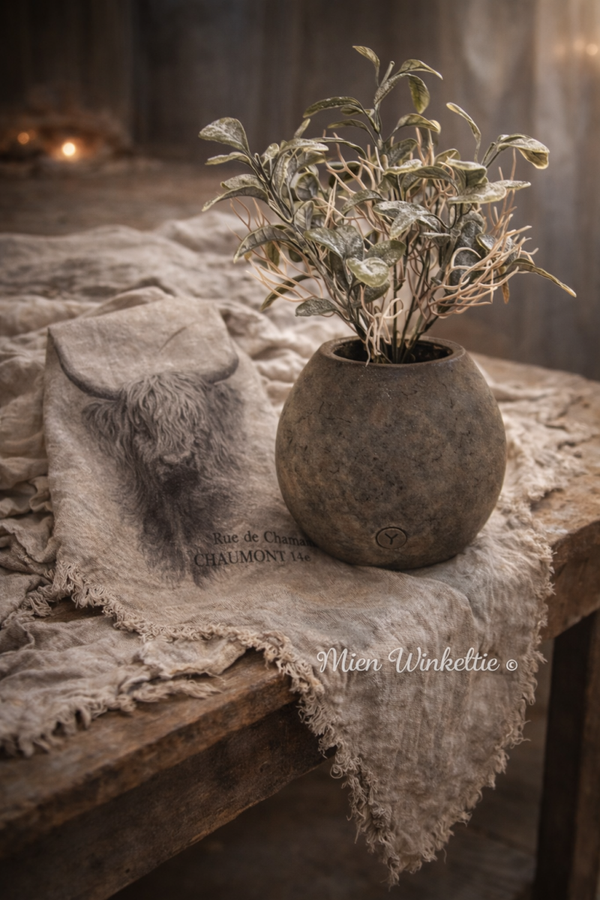 Planter Oval Moon Majestic Brown M