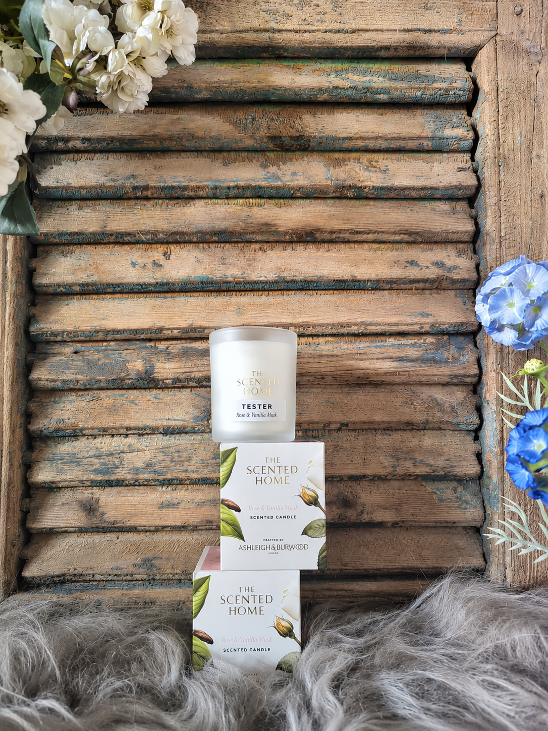 Kaars rose & vanilla musk
