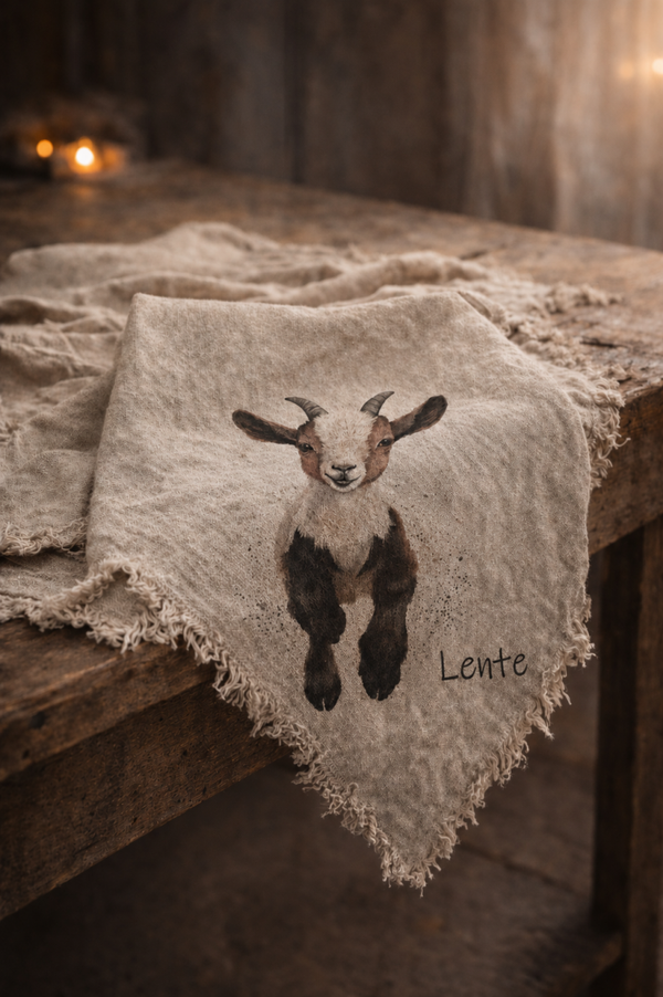 Shabby doek "Lente"