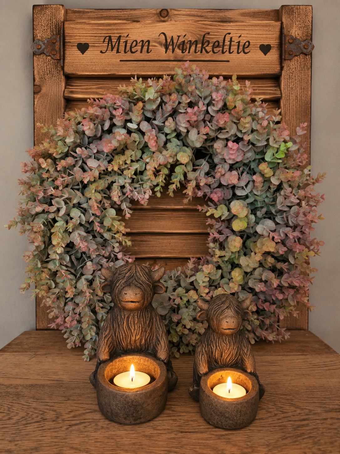 Wreath Eucalyptus Autumn Green M