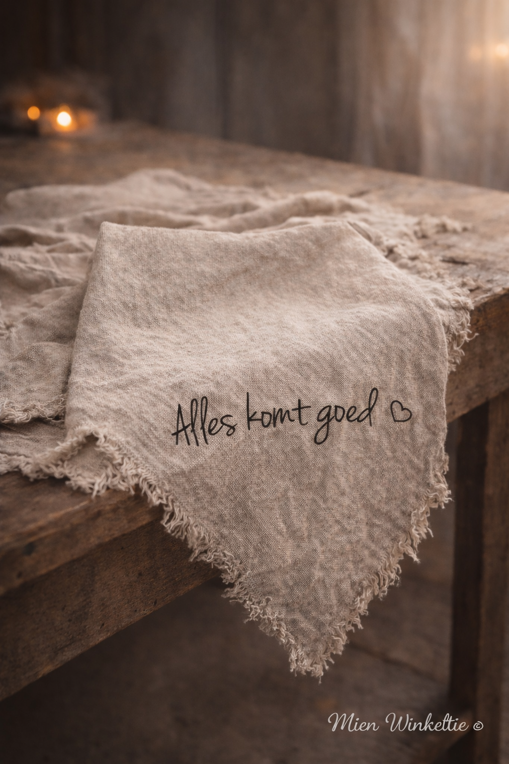 Shabby doek alles komt goed