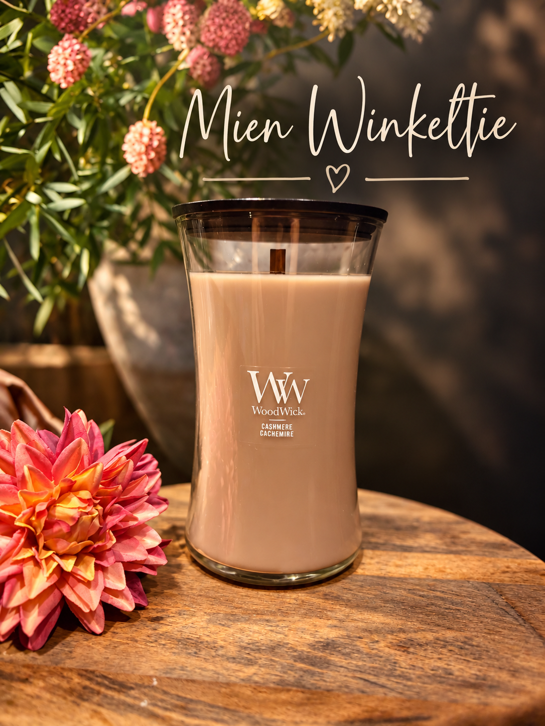 WoodWick - Cashmere - Large Geurkaars