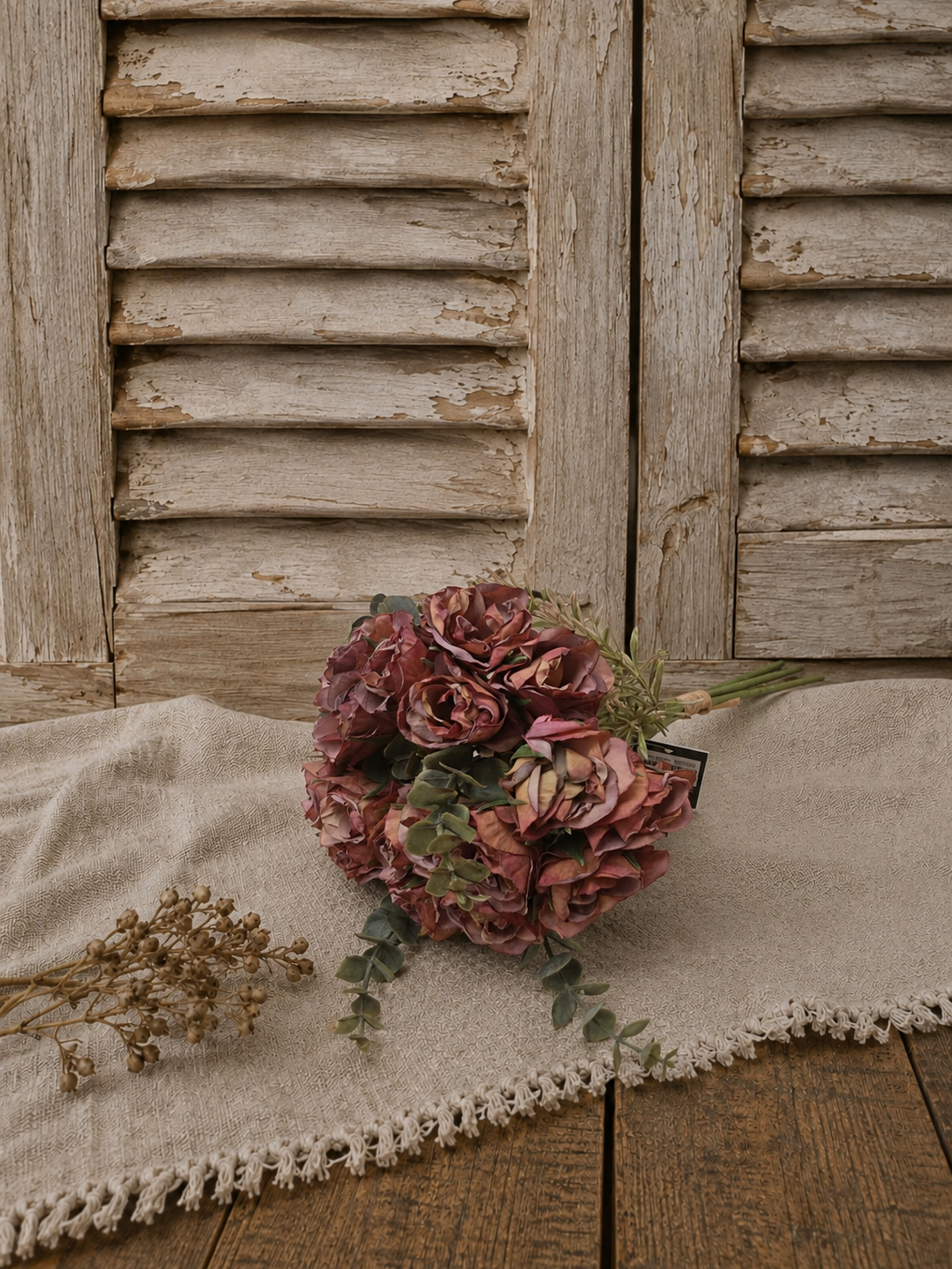 Boeket roos roze
