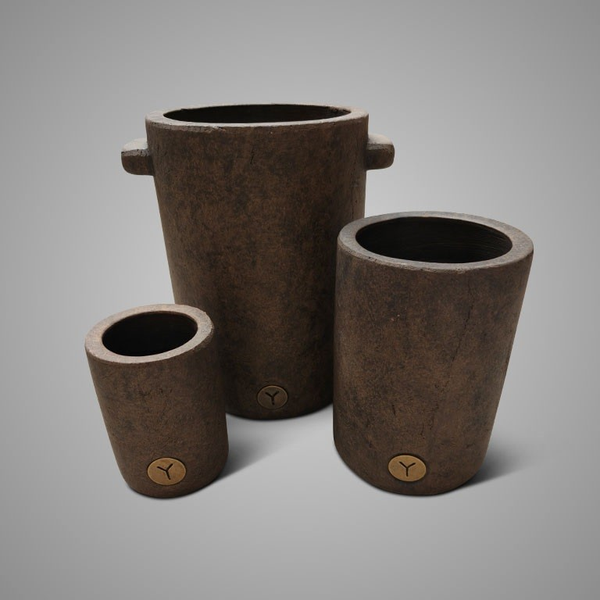 Foto 47 Set of 3 Vases Basic Majestic Brown