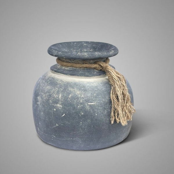 Bottle with Neck and Rope Ancient Clay S