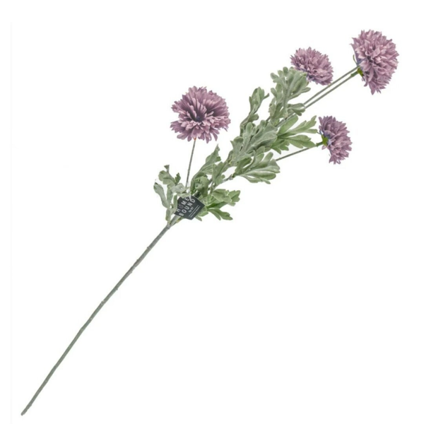 Kunsttak chrysant paars