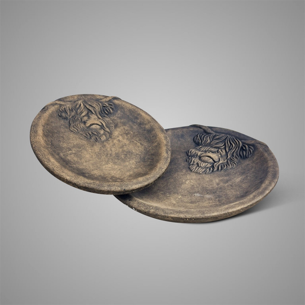 Set of 2 Plates Scotty Majestic Brown