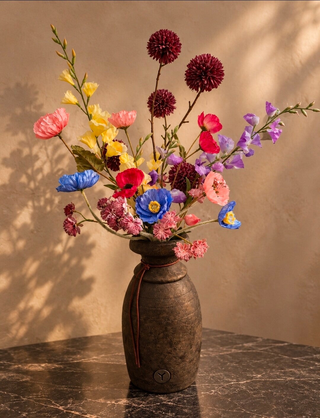 Boeket met 8 takjes kleurtjes