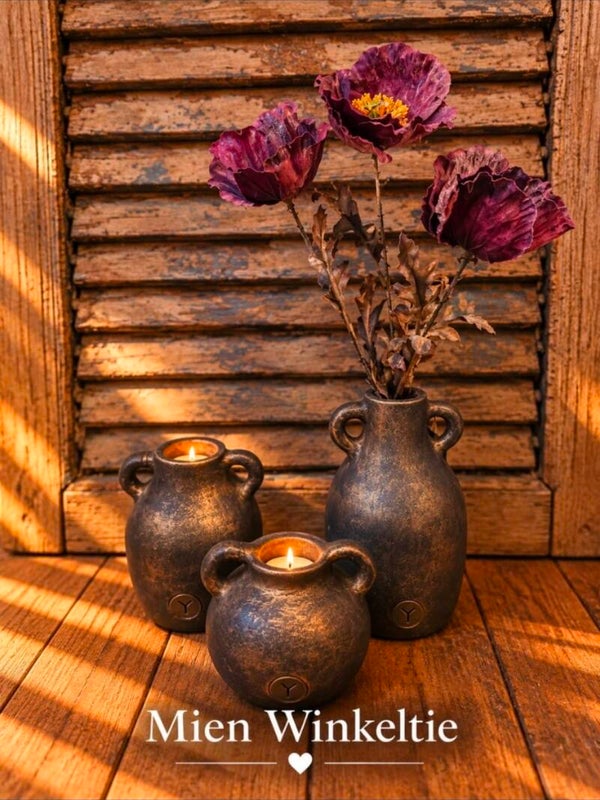Set of 3 Bottles Idylle Ancient Bronze