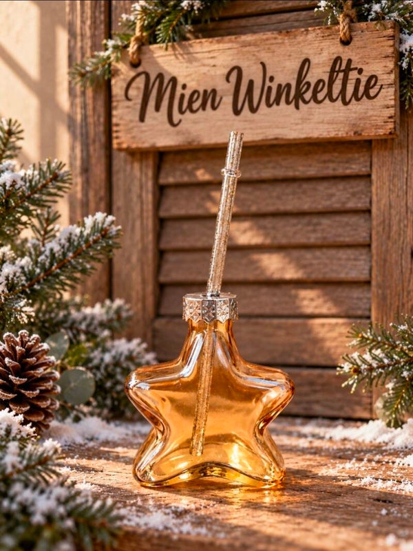 Ster glas met rietje