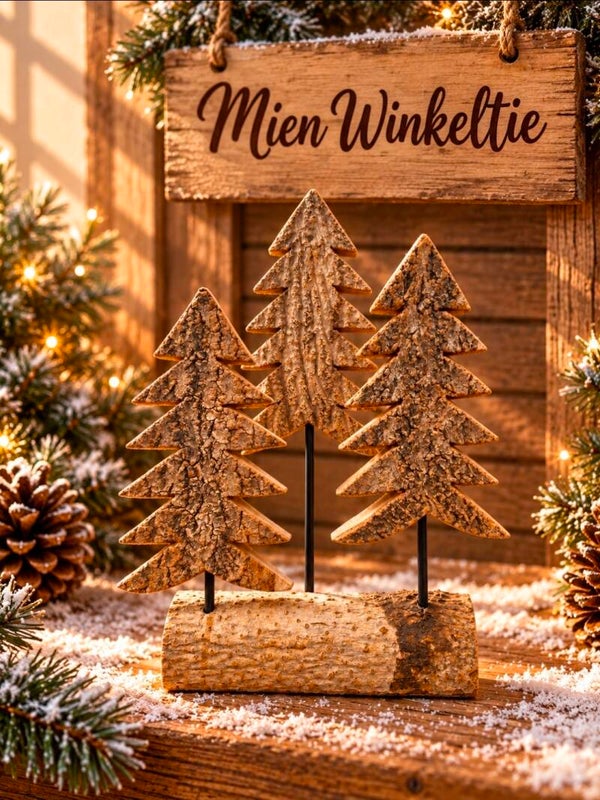 Kerstbomen hout