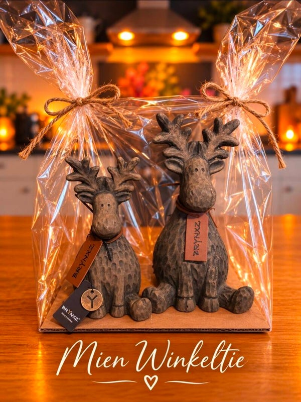 Cadeau set rendier brown