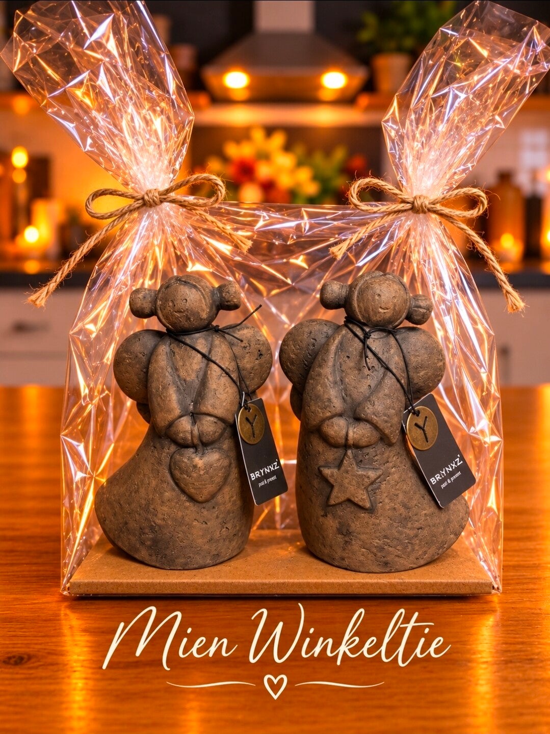 Cadeau set ballerina brown