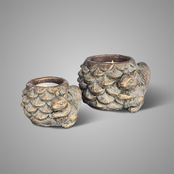 Set of 2 Tealightholders Cones Jewel