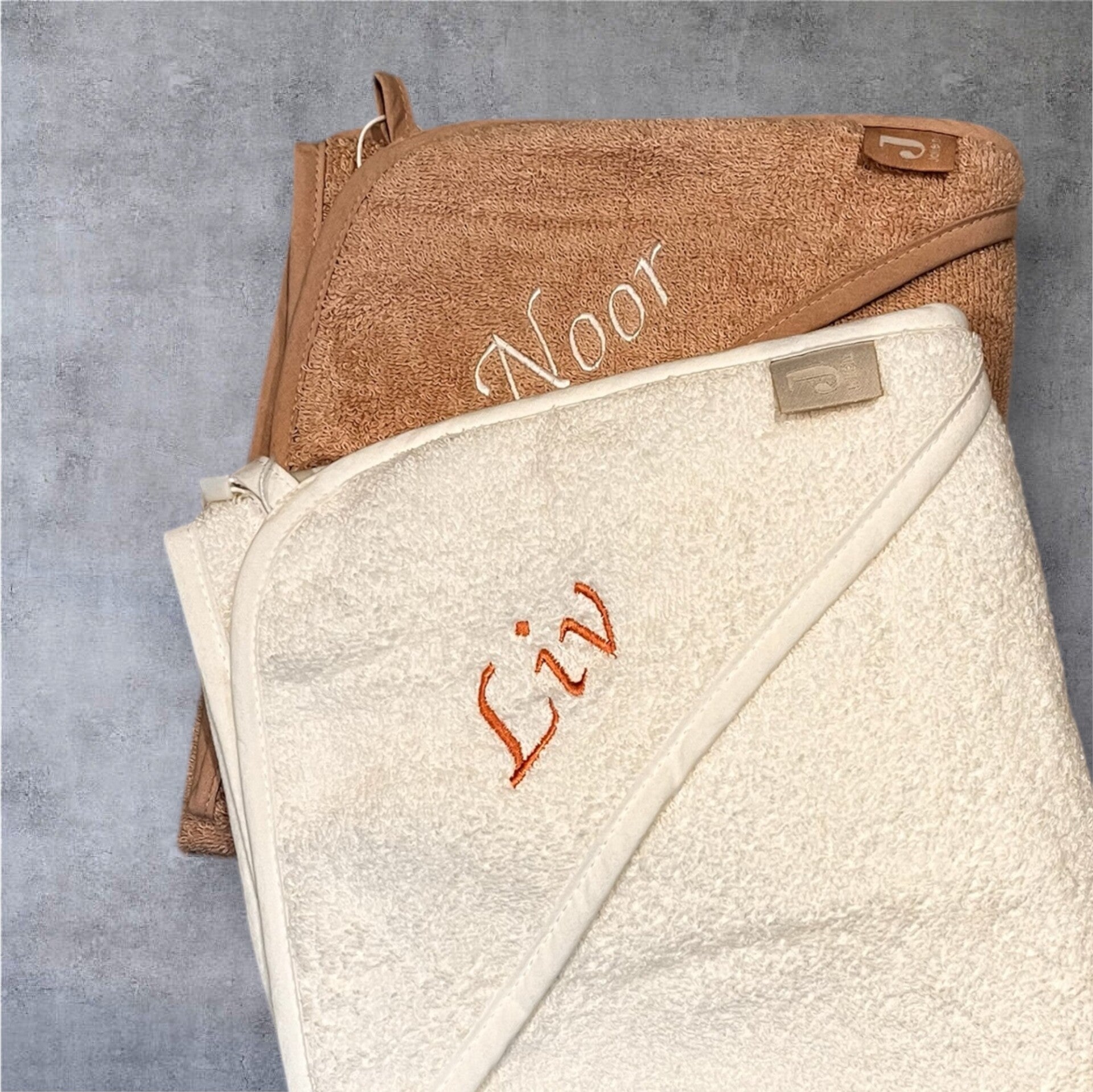 Badcape badstof / Ivory