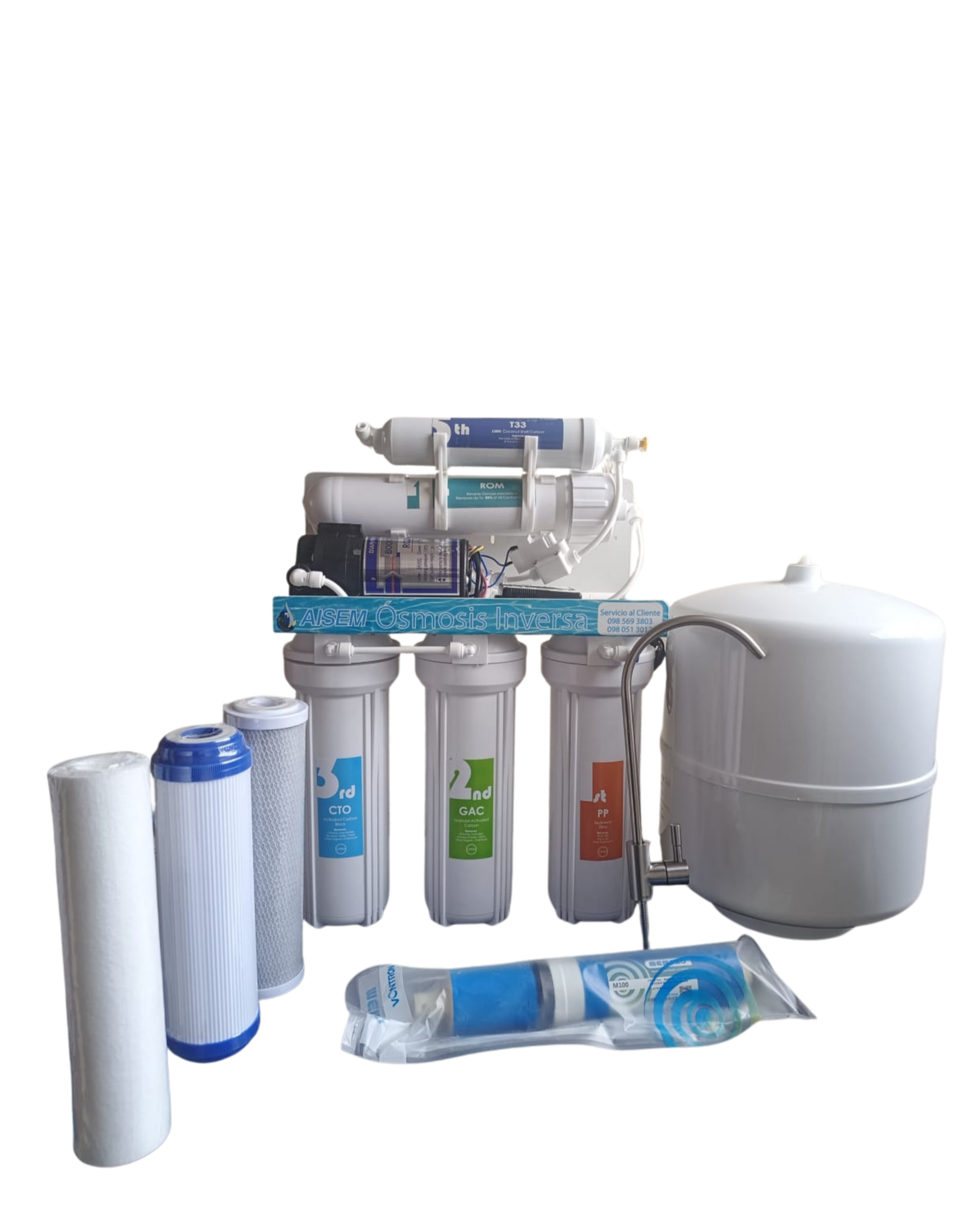 OSMOSIS INVERSA 100 GALONES POR DIA AISEM