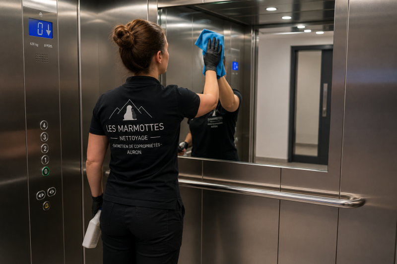 Elimination de traces sur miroir