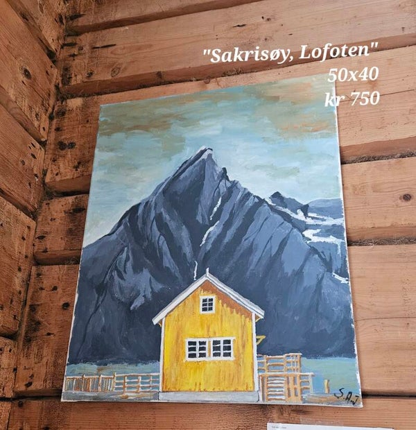 "Sakrisøy i Lofoten"   40x50