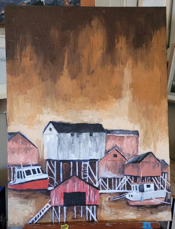 "Brygge"  60x80