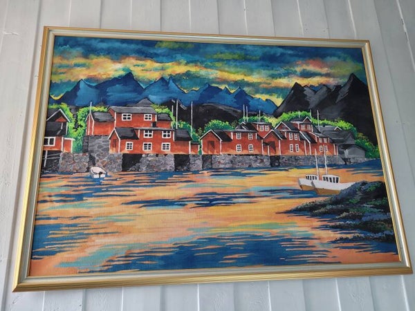 "Rød brygge"    122x80