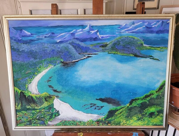 "Haukland stranda"  86x60