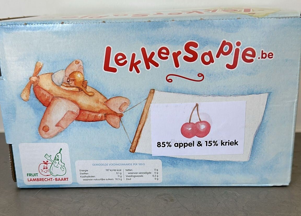 Appel-kersensap (box 3 liter) - Hoeve Lambrecht - Baart